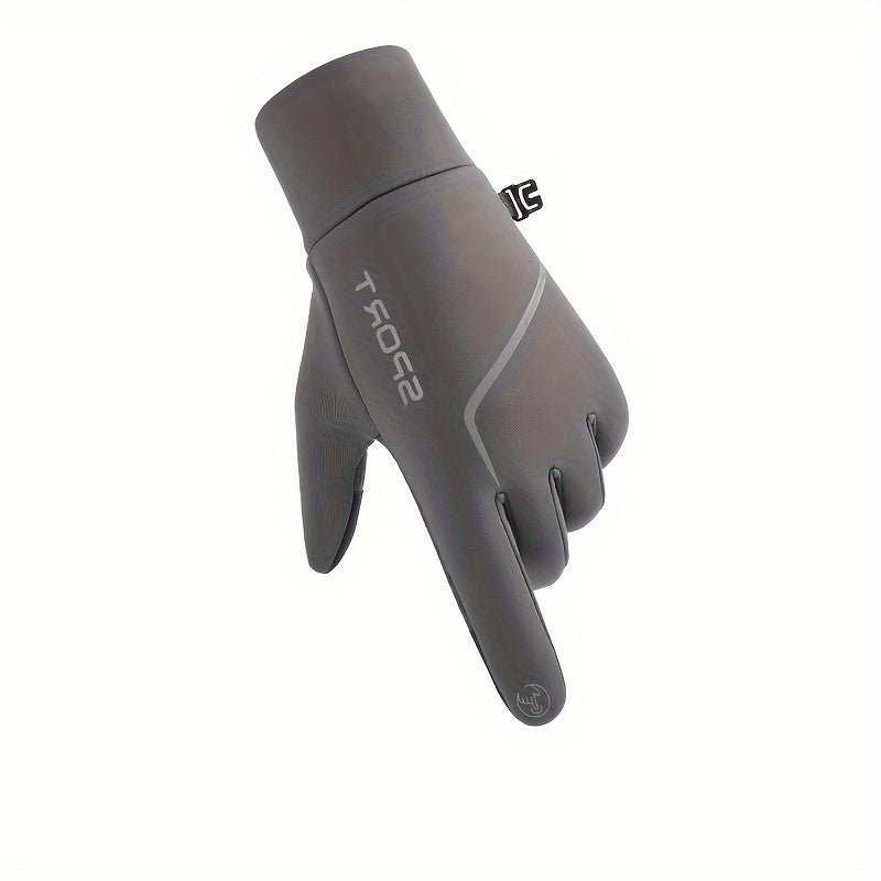 Reflective Waterproof Skiing Gloves Non Slip Touch Screen Gloves