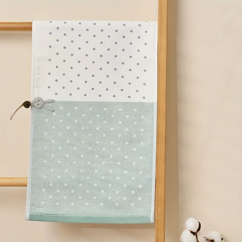 Cotton Fingertip Towel With Soft Absorbent And Cartoon Rabbit