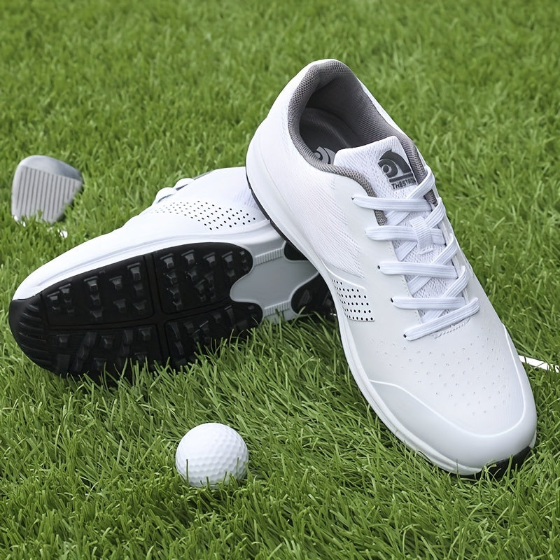 Men's Golf Sneakers Non Slip Comfy Breathable Shoes