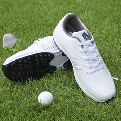 Men's Golf Sneakers Non Slip Comfy Breathable Shoes
