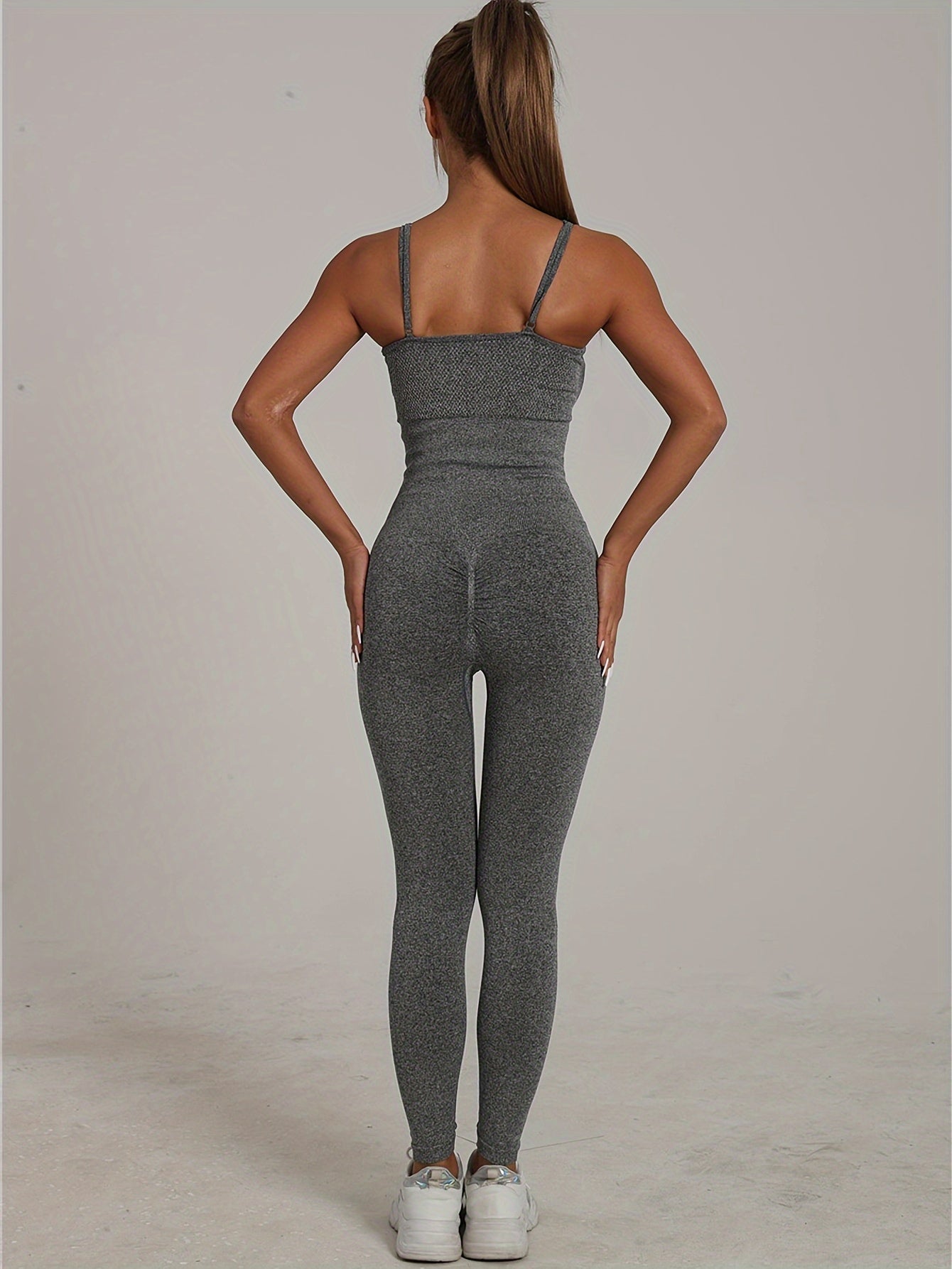 Yoga Jumpsuit Sleeveless Seamless Sports Bodysuit Women's Activewear