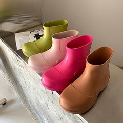 Women's Waterproof Lightweight Rain Boots, Non slip