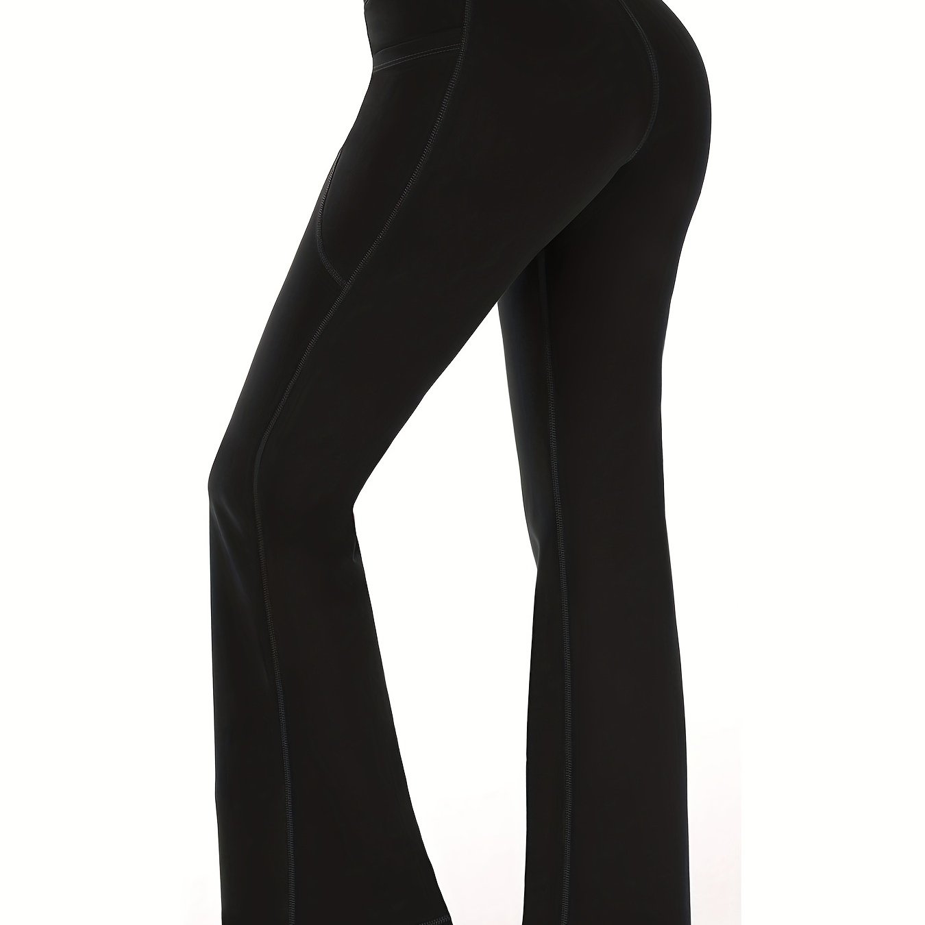 Bootcut Yoga Pants With Pockets For Women High Waist Workout Dress Leggings