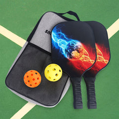 Fiberglass Carbon Fiber Pickleball Paddle Set - Training Pickleball Rackets