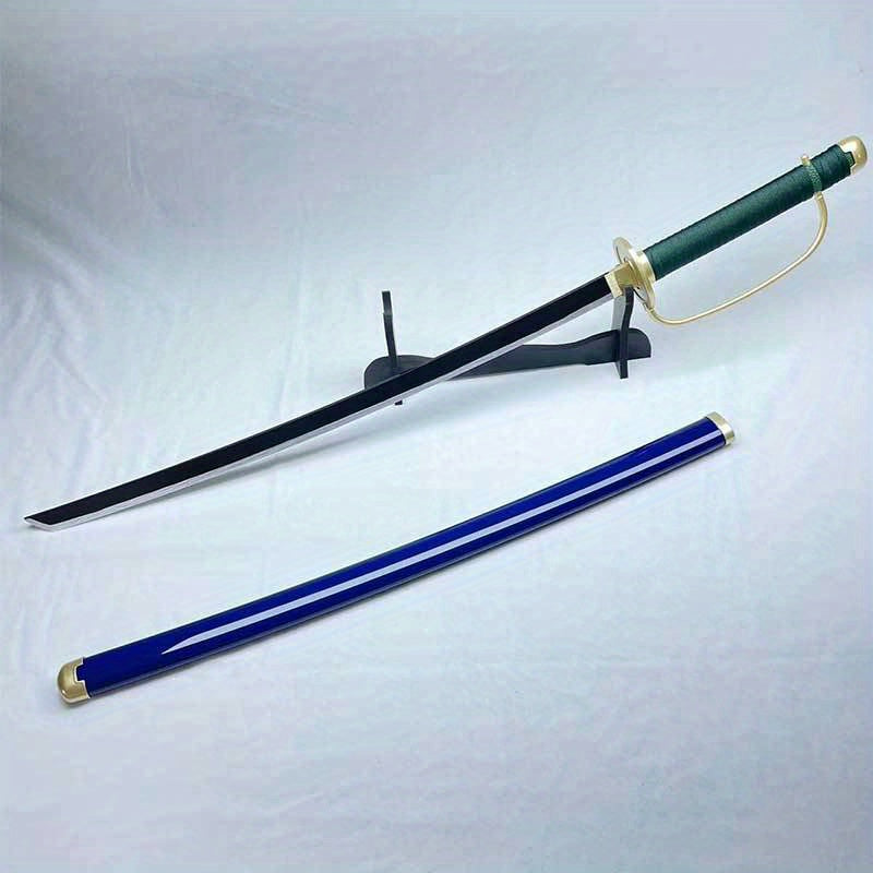 Wooden Samurai Sword with Display Stand for Games