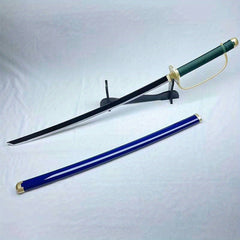 Wooden Samurai Sword with Display Stand for Games