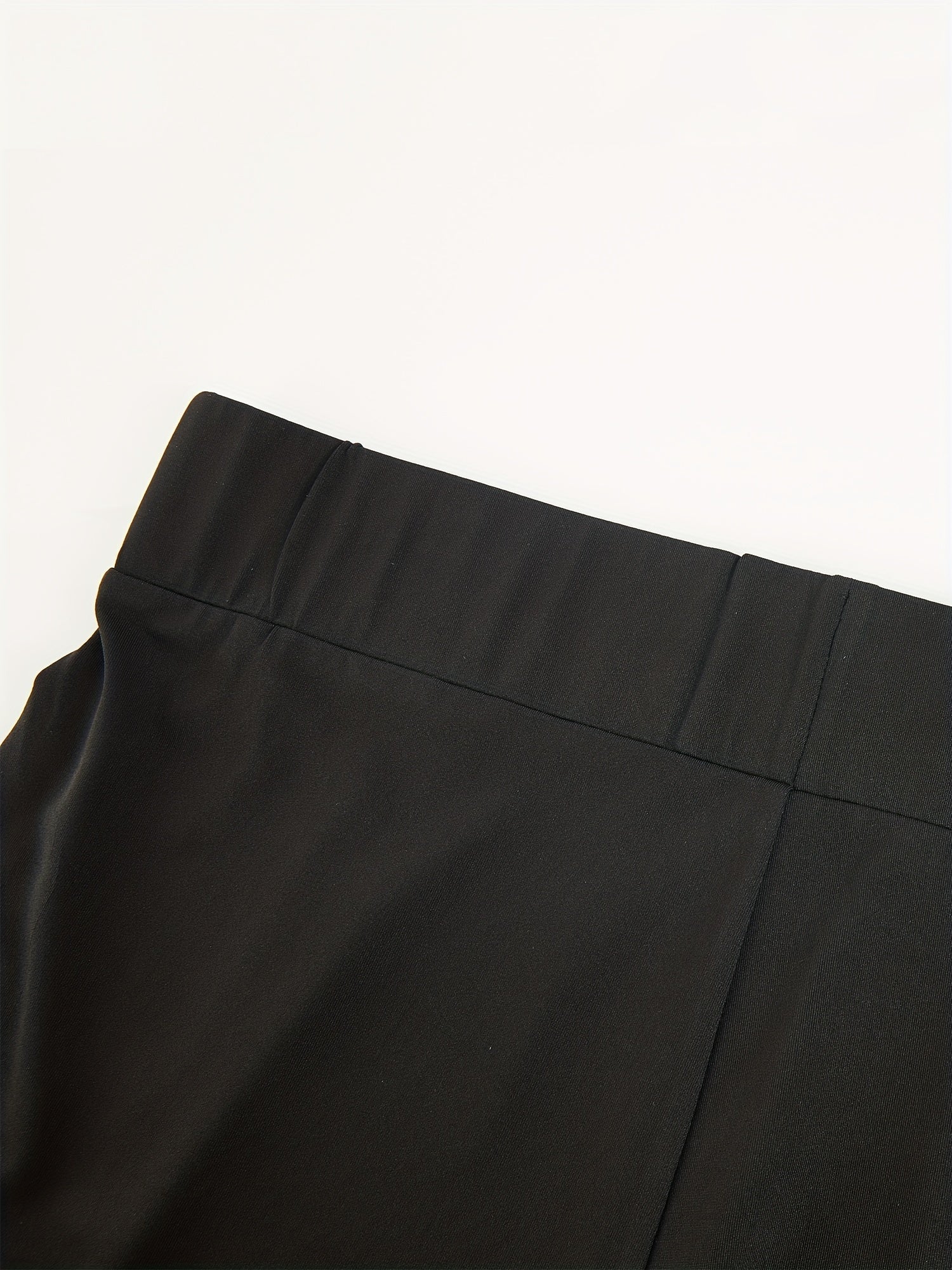 Side Criss Cross High Rise Skinny Shorts