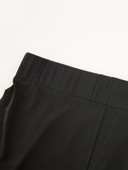 Side Criss Cross High Rise Skinny Shorts