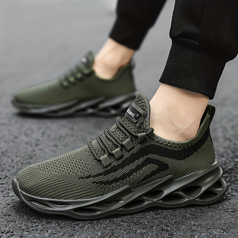 Breathable & Elastic Running Shoes Non-slip Sneakers