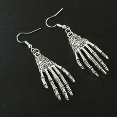 Skeleton Ghost Claw Earrings Halloween Gift