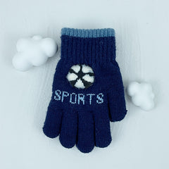 Knitted Fingerless Gloves for Students in Autumn and Winter