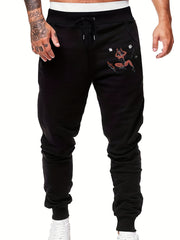 Men's Anime Graphic Sweatpants Drawstring Elastic Waist