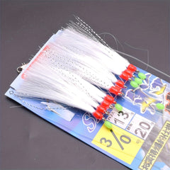Stainless Steel 10 Skewer Hooks Bionic Squid Chatterbait Hooks