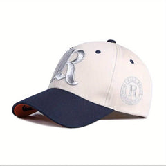 Embroidery Hip Hop Baseball Cap Unisex Block Sun Hats Casual Lightweight