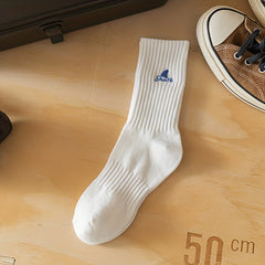 6 Pairs Boys Kids Sports Socks Warm Crew Socks for Autumn Winter