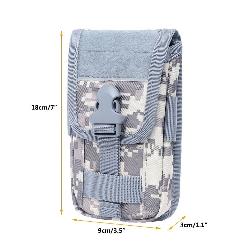 Double Layer Molle Running Belt Bag with Phone Pocket