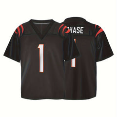 Boys Breathable Rugby Jersey Athletic Football Shirt