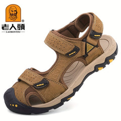 LAORENTOU Men's Anti Collision Sandals Beach Shoes Summer