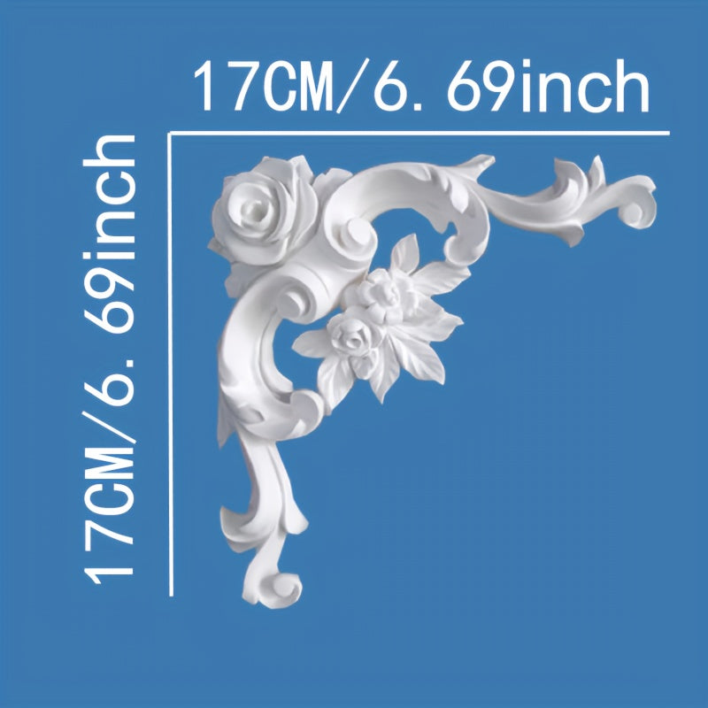 French Ceiling Corner Flower Cabinet Decorative