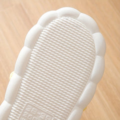 Women's Bowknot Decor Slippers Comfortable Open Toe Slip On Shoes
