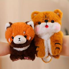 Slap Bracelet Stuffed Animal Raccoon Plush Toy