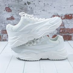 Women's Platform Mesh Sneakers Low Top Round Toe Heightening Shoes