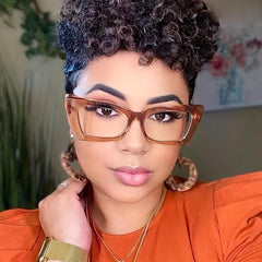 Clear Lens Glasses Cat Eye Eyeglasses Anti Light Eyewear