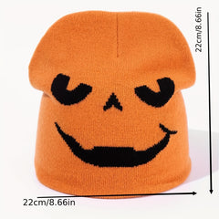 Funny Triangle Nose Knitted Jacquard Beanie Hat