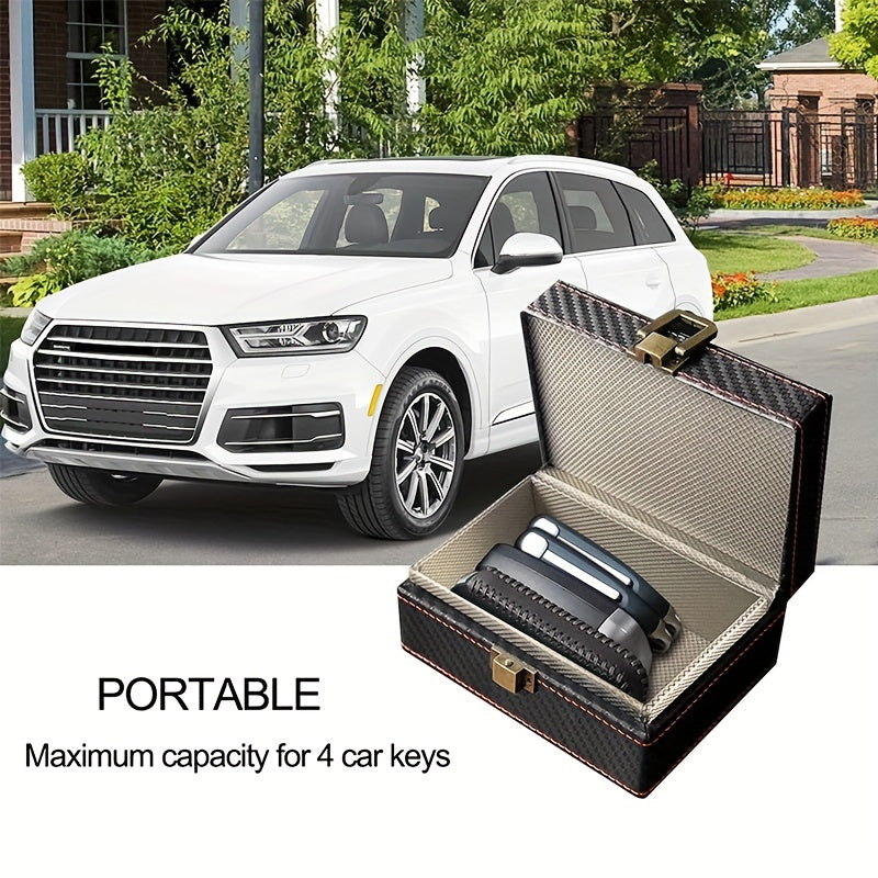 Carbon Fiber Faraday Box Key Fob Protector