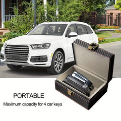 Carbon Fiber Faraday Box Key Fob Protector