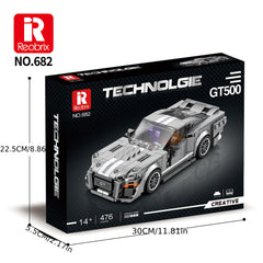 Reobrix Sports Car Model Collection Building Block Toy For Kids