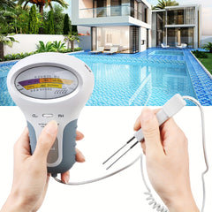 2-in-1 Water Testing Device for Pool and Spa PC102 pH and Chlorine Meter