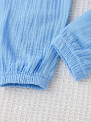 Girls' Cotton Linen Jogger Pants with Pockets