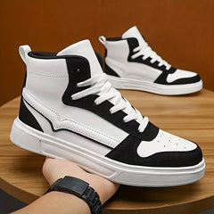 Men's High Top Skate Shoes Non Slip Casual Shoes
