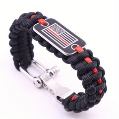 Adjustable Survival Bracelet for Outdoor Sports and Emergencies