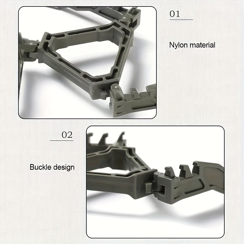 Foldable Gas Tank Holder for Outdoor Stove
