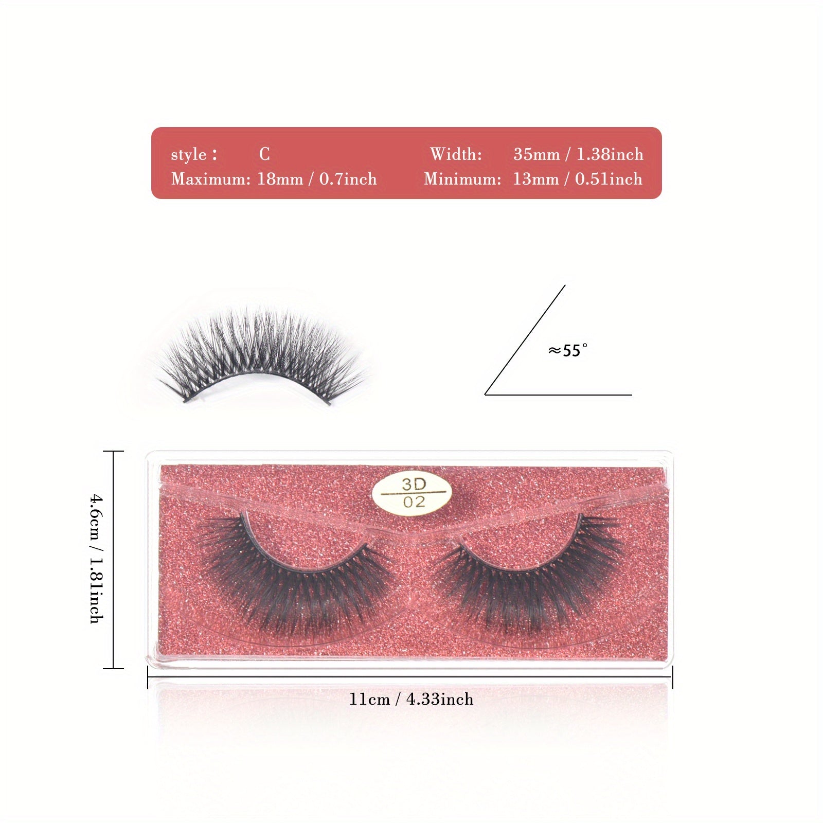 Thick Fluffy False Eyelashes Extension Makeup 10 Styles