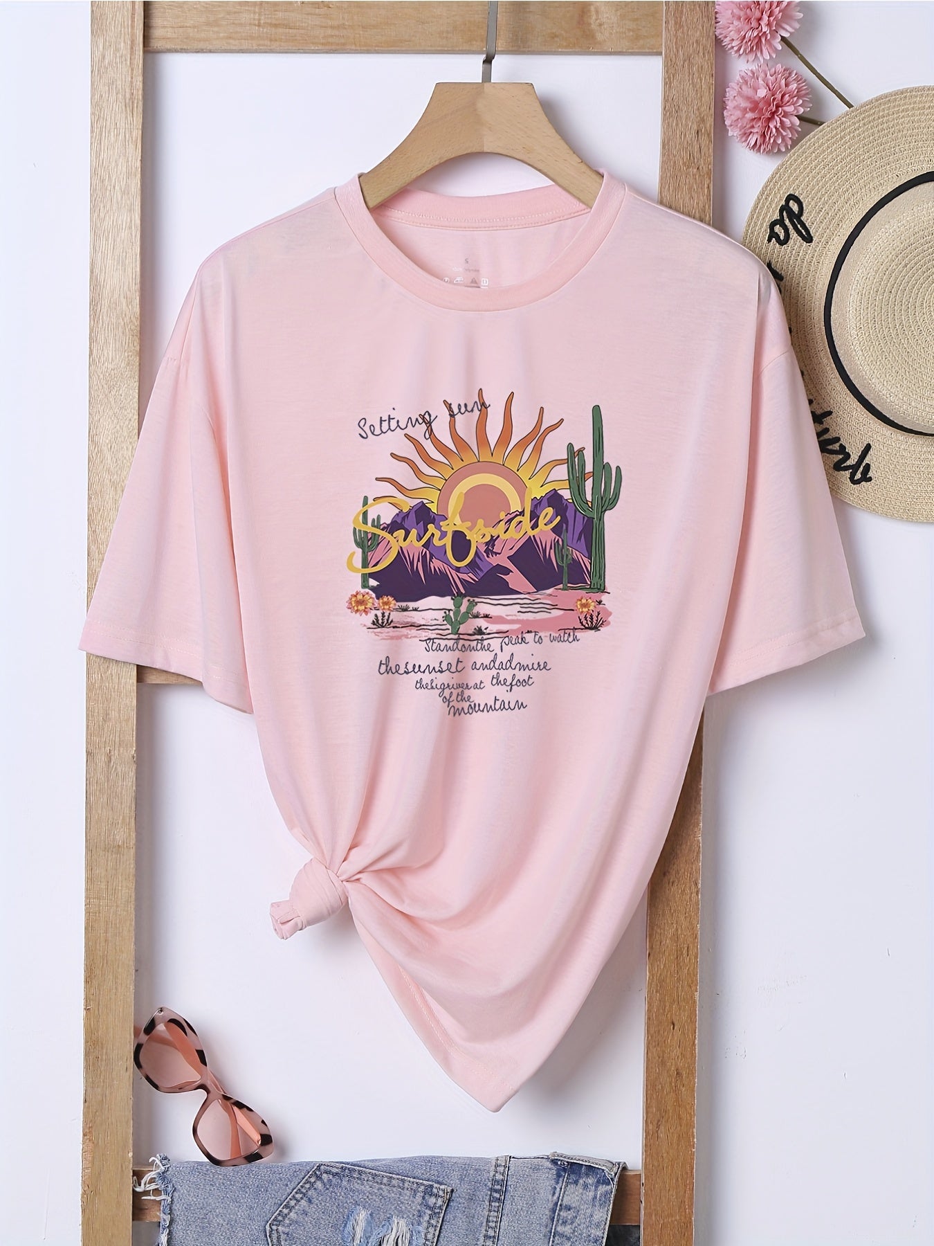 Short Sleeve T-shirt Fitness Yoga Running Top Women's Activewear