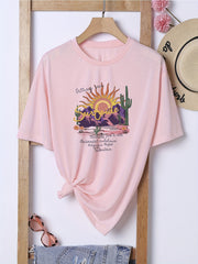 Short Sleeve T-shirt Fitness Yoga Running Top Women's Activewear