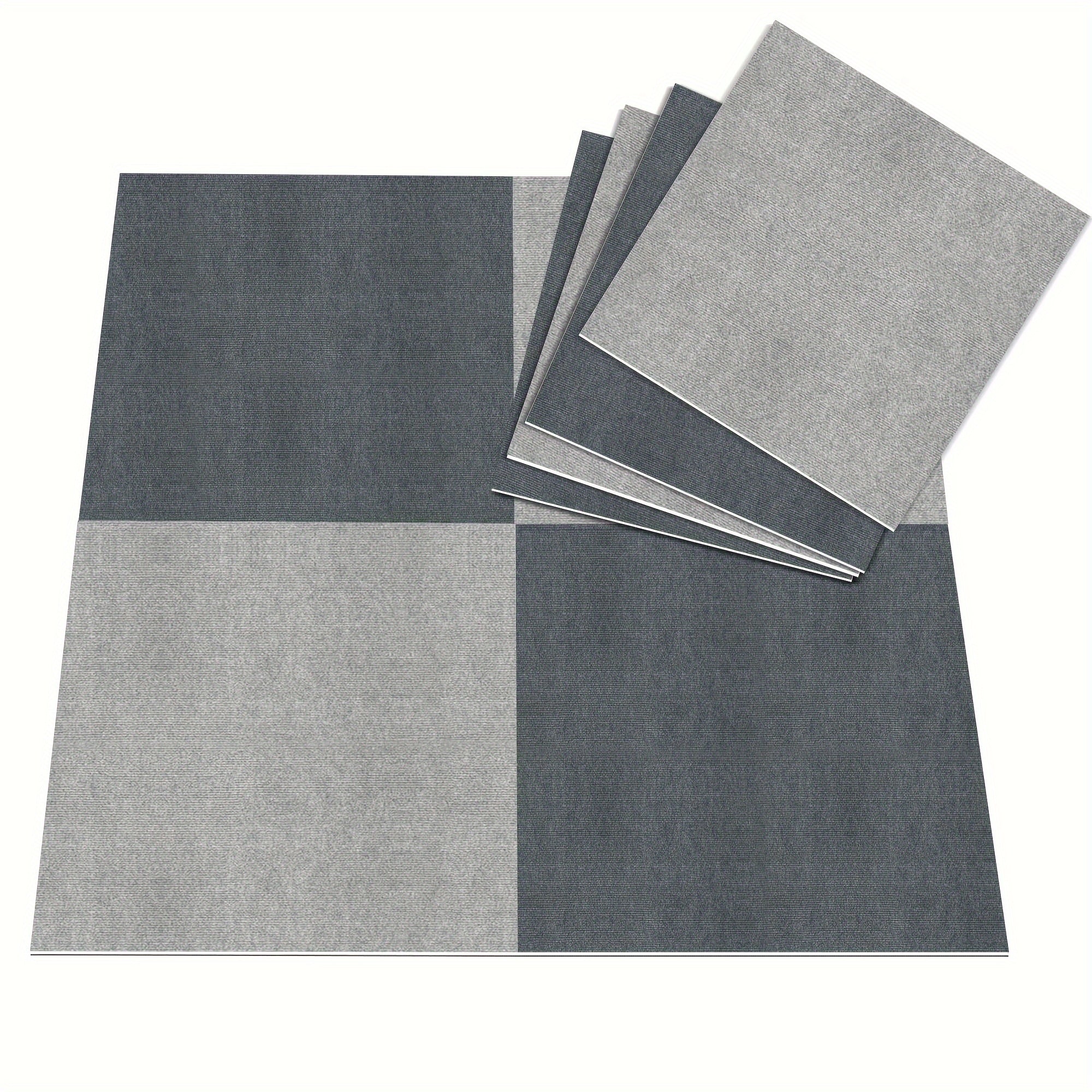 30pcs Anti-slip Square Carpet Sticker Self-adhesive DIY Home Decor Room
