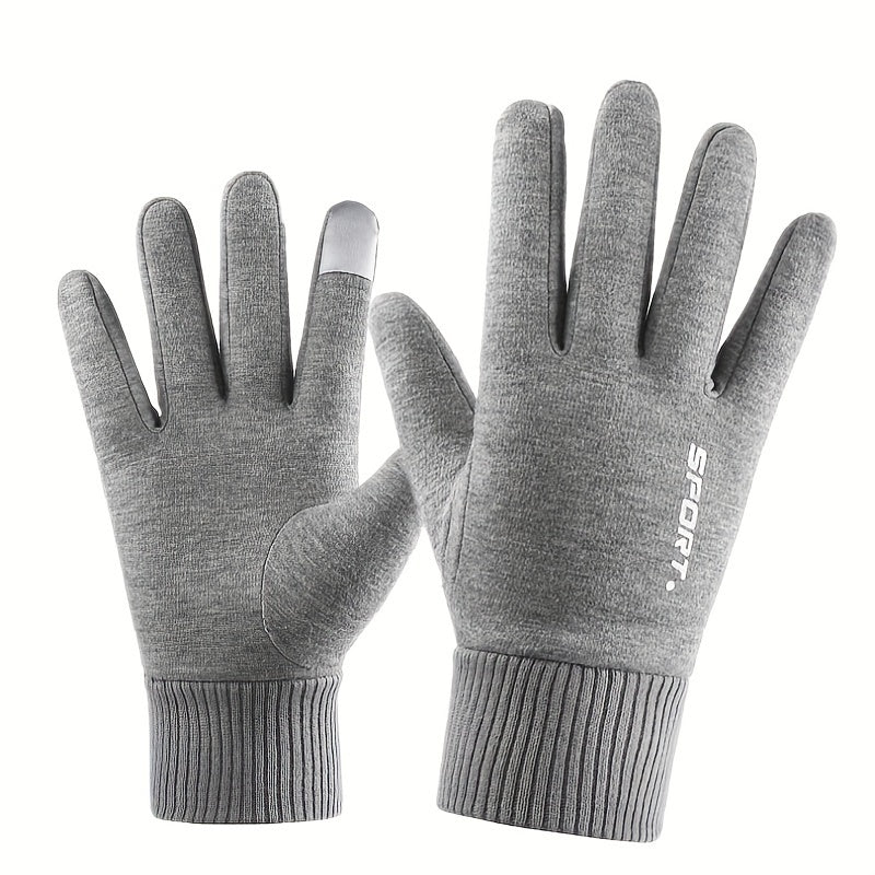 Winter Touch Screen Cycling Gloves Windproof Warm Thick Fitness Gloves