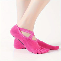 Women's Yoga Socks Non slip Split Five Toe Socks