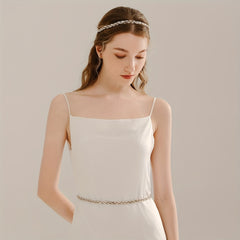Rhinestone Bridal Belt Lace Girdle Wedding Accessories