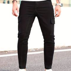 Slim Fit Mid Stretch Jeans Mens Denim Pants Spring Summer