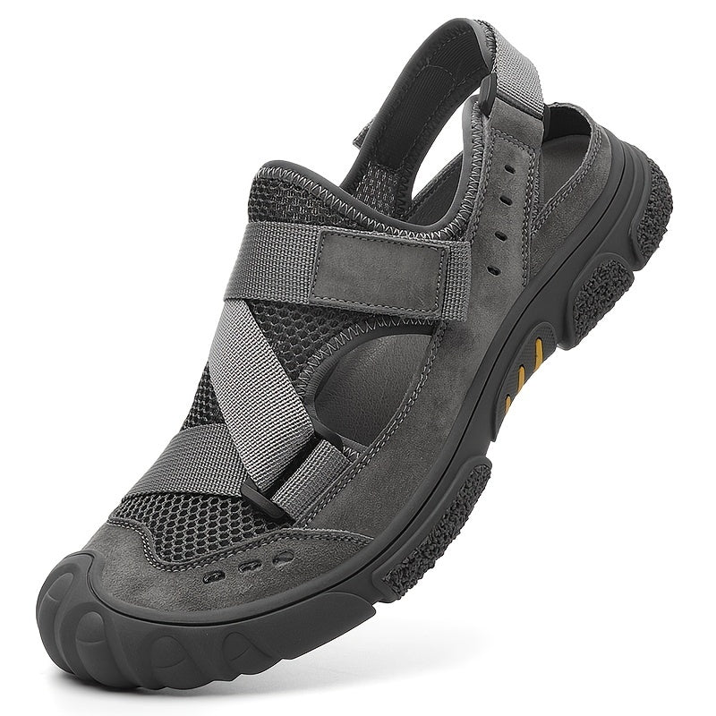 Men Non Slip Sandals Durable Quick Dry Closed Toe Beach Shoes Summer