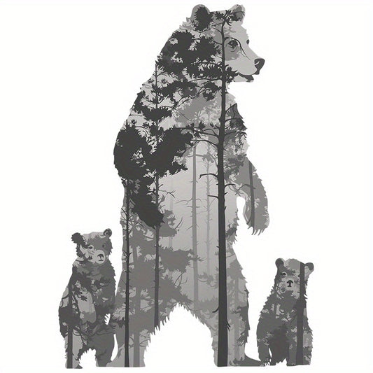 Cartoon Polar Bear Wall Sticker Children's Bedroom Decoration
