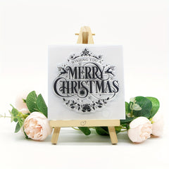 1pc Christmas Animal Stamp DIY Scrapbook Decoration Transparent Stamp