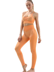 Stretchy Sports Bra and High Waist Legging Set