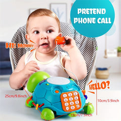 Early Education Music Turtle Toy for Infants 6-18 Months