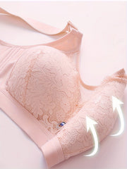 Contrast Lace Wireless Padded Bralette